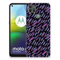 Motorola Moto G9 Power TPU bumper Feathers Color - thumbnail