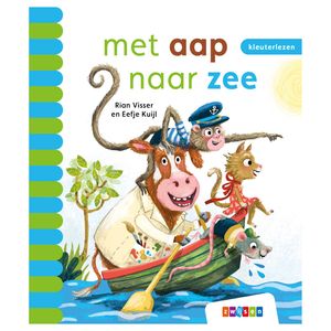 WPG Uitgevers Kleuterlezen met aap naar zee