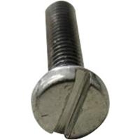 TOOLCRAFT 104169 Cilinderschroeven M3 12 mm Sleuf DIN 84 Staal Galvanisch verzinkt 200 stuk(s)