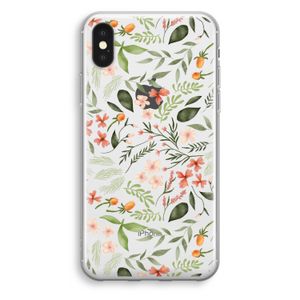 Sweet little flowers: iPhone X Transparant Hoesje