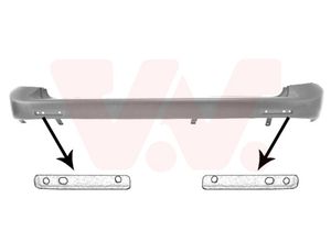 Bumper VAN WEZEL, Inbouwplaats: Achter, u.a. für VW