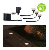 Paulmann P+S Floor Set insect friendly 94722 Verlichtingssysteem Plug&Shine LED-tuinspot startset LED 6 W Goud Zilver - thumbnail