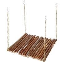 Knaagdierspeelgoed Rody Schommel - 20 x 20 cm 20 x 20 cm Flamingo Bruin