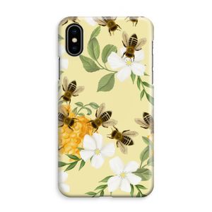 No flowers without bees: iPhone XS Max Volledig Geprint Hoesje