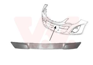 Plaat, bumper VAN WEZEL, Inbouwplaats: Voor, u.a. für Opel