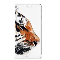 Bookcase Motorola Edge 40 Neo Watercolor Tiger - thumbnail