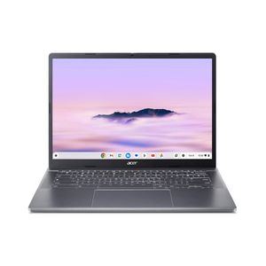 Acer Chromebook Plus 514 CBE574-1-R0S6 AMD Ryzen™ 5 7520C 35,6 cm (14") WUXGA 8 GB LPDDR5x-SDRAM 128 GB SSD Wi-Fi 6E (802.11ax) ChromeOS Grijs