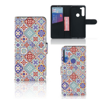 Motorola G8 Power Bookcase Tiles Color