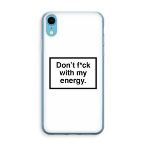 My energy: iPhone XR Transparant Hoesje