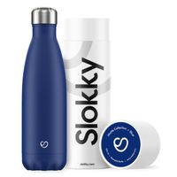 Slokky - Geïsoleerde Drinkfles - 500 ml Matte Blue - thumbnail