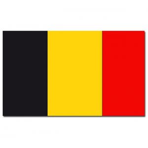 Vlag Belgie 90 x 150 cm feestartikelen