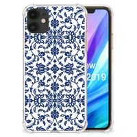 Apple iPhone 11 Case Flower Blue - thumbnail