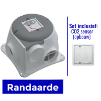 Zehnder Woonhuisventilator Comfofan Silent + CO2 sensor (Randaarde) - thumbnail