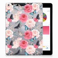 Apple iPad 9.7 2018 | 2017 Siliconen Hoesje Butterfly Roses - thumbnail