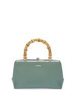 Jil Sander mini sac cabas Goji à anse en bambou - Vert