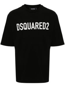 DSQUARED2 t-shirt en coton à logo imprimé - Noir