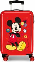 Disney koffer Mickey Mouse junior 33 liter ABS rood