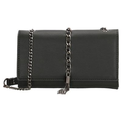 Charm London Schoudertas met Overslag South Bank Zwart