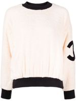 CHANEL Pre-Owned sweat en polaire CC à col rond (années 1990-2000) - Rose