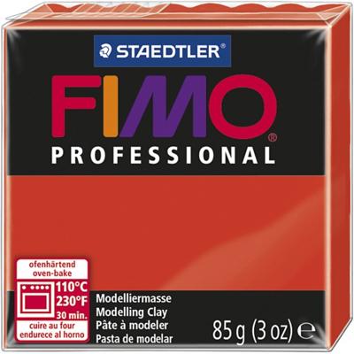 Staedtler Fimo Professional boetseerklei 85 gram echt rood Staedtler Fimo Professional boetseerklei 85 gram echt rood
