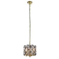 Searchlight Gouden hanglamp Iris Ø 25cm 59811-2BSB