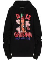 Dolce & Gabbana hoodie à imprimé graphique - Noir - thumbnail