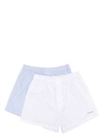 FURSAC lot de deux boxers en coton à logo brodé - Bleu - thumbnail