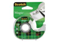 Plakband Scotch Magic 810 19mmx25m onzichtbaar + afroller