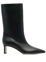 Fabiana Filippi 55mm pointed-toe leather boots - Noir