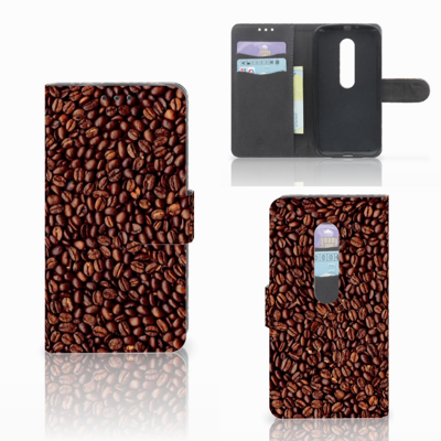 Motorola Moto G 3e Generatie Book Cover Koffiebonen Motorola Moto G 3e Generatie Book Cover Koffiebonen