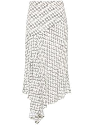 Elisabetta Franchi Asymmetrische rok - Beige