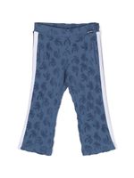 Palm Angels Kids pantalon de jogging Palms - Bleu - thumbnail