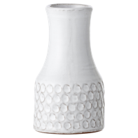 Bloomingville Vaas Yumna Vaas Wit Terracotta ø8 14cm.H