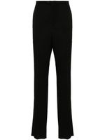 Saint Laurent pantalon droit à taille haute - Noir