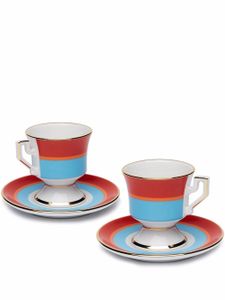 La DoubleJ lot de 2 tasses à expresso - Bleu