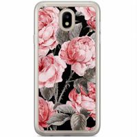 Samsung Galaxy J7 2017 siliconen hoesje - Moody florals