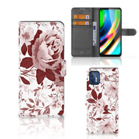 Hoesje Motorola Moto G9 Plus Watercolor Flowers