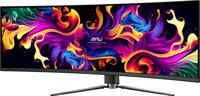 MSI MPG 491CQP QD-OLED gaming monitor 2x HDMI, DisplayPort, 2x USB-A, 2x USB-B, USB-C, 144 Hz