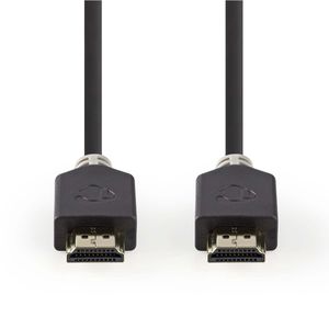 High Speed HDMI-kabel met Ethernet | HDMI-connector - HDMI-connector | 15 m | Antraciet