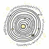 Chispum Cosmos Muursticker