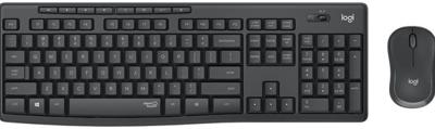 MK295 Silent - Toetsenbord en muis set - draadloos - 2.4 GHz - QWERTZ - Duits - grafiet