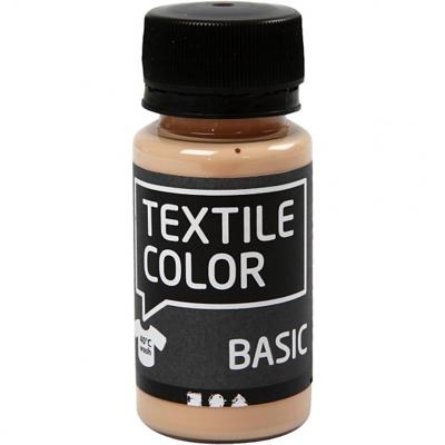 Creotime textielverf Basic 50 ml beige licht Creotime textielverf Basic 50 ml beige licht