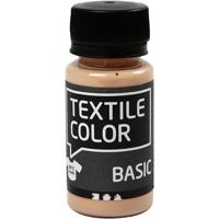 Creotime textielverf Basic 50 ml beige licht
