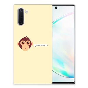 Samsung Galaxy Note 10 Telefoonhoesje met Naam Monkey