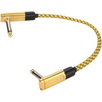 RockBoard Tweed Series Flat Patch Cable Vintage 20 cm - thumbnail