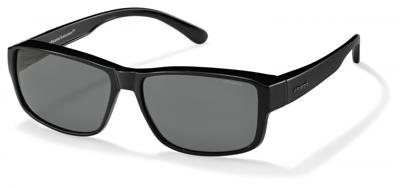 Polaroid overzetzonnebril P8406 KIH/Y2 dames zwart/grijs