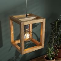 Hanglamp Thelma 25 x 25cm - Massief mango naturel