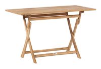 Exotan Inklapbare Tuintafel Folding Teakhout, 120 x 70cm - Naturel - thumbnail