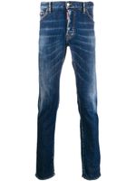 DSQUARED2 slim faded jeans - Bleu - thumbnail