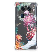 OPPO Find X6 Case Anti-shock Bird Flowers